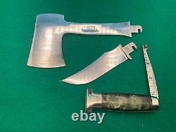 Tested Case XX Stag Combo Vintage 1920-35 Set Rare Knife Hatchet 100 Yr