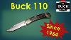 The Iconic Buck 110 Folding Hunter Knife