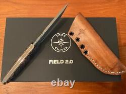 Toor Knives Field 2.0 Fixed Blade Knife Spanish Moss Store Display Old Version