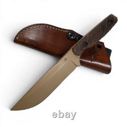 Toor Knives Field 2.0 Hunting Knife Mojave Sand with Leather Sheath Toor Knives Field 2.0 Hunting Knife Mojave Sand with Leather Sheath