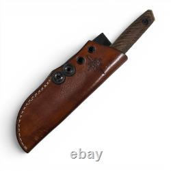Toor Knives Field 2.0 Hunting Knife Mojave Sand with Leather Sheath