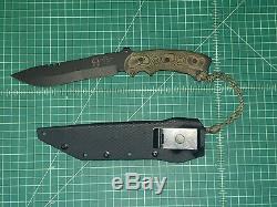 Tops Knives Anaconda 7B Hunting Survival Knife Kydex Sheath Ron Hood AN7B