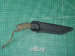 Tops Knives Anaconda 7B Hunting Survival Knife Kydex Sheath Ron Hood AN7B