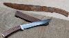 Turning An Old And Rusty Knife Into A Butcher Knife Hunting Knife With Scabbard