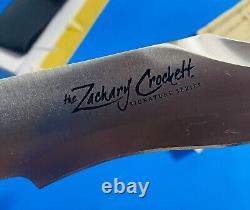 Two Estate Sale Zachary Crockett Signature Series Hunting Knife Brand Eagles Set