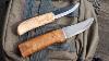 Two Finnish Puukko Knives By Heimo Roselli Carpenter Knife And Uhc Hunting Knife