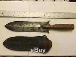 U. S. Cavalry, Indian Wars, Springfield Armory, M1880 Hunting Knife with Scabbard