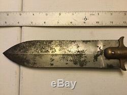 U. S. Cavalry, Indian Wars, Springfield Armory, M1880 Hunting Knife with Scabbard