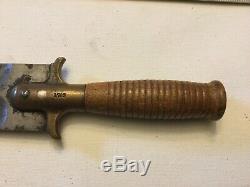 U. S. Cavalry, Indian Wars, Springfield Armory, M1880 Hunting Knife with Scabbard