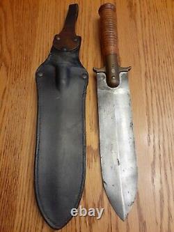 U. S. M 1880 Cavalry Springfield Armory Hunting Knife W /scabbard Indian Wars Era