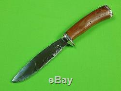 US Custom Hand Made IRVIN CAMPBELL Hunting Fighting Knife