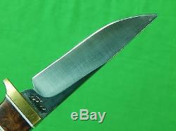 US Custom Hand Made R. W. Wilson Hunting Knife & Sheath