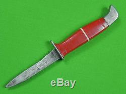 US Early BUCK 108 Red Handle Hunting Knife