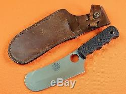 US Knives of Alaska Brown Bear Skinner Cleaver Hunting Large Knife & Sheath