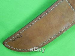 US Vintage RUANA Leather Sheath Scabbard Case for Hunting Fighting Knife