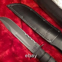 USA KA-BAR KaBar knife Military Field Utility Mark2 Case Hunting Bowie Survival