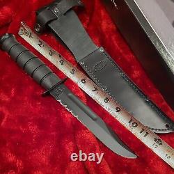 USA KA-BAR KaBar knife Military Field Utility Mark2 Case Hunting Bowie Survival