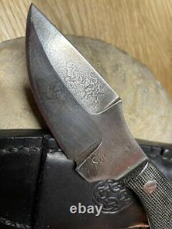 USA Made Custom Handmade Mini Clinch Knife Robert Sutton 1095 Carbon Collectors