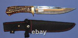 USA Saber Columbia Bowie Hunting knife with sheath