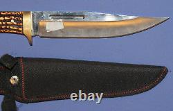 USA Saber Columbia Bowie Hunting knife with sheath