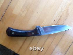 USA Western W84 F Hunting Knife Fixed Blade with Sheath
