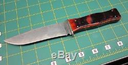 Ultra Rare OLCUT Union Cutlery Olean NY FAUX Tortoise Shell Hunting Knife