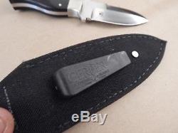 Unusual custom Boot DAGGER K&K USA withsheath very stout little knife