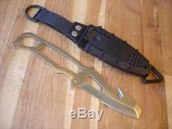 Used Buck 185 Tiburon Diving Knife Ed Gillette 1st Production Run Kydex Sheath