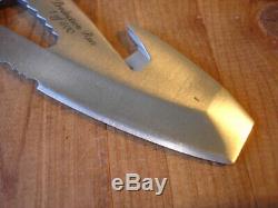 Used Buck 185 Tiburon Diving Knife Ed Gillette 1st Production Run Kydex Sheath