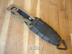 Used Buck 185 Tiburon Diving Knife Ed Gillette 1st Production Run Kydex Sheath