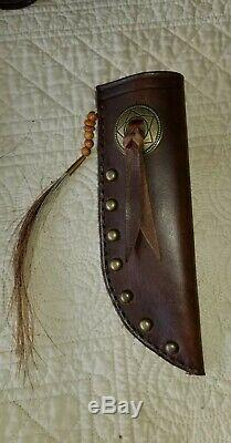Used/New Leather 4 3/4 Western Holsters, Gunbelt, Knife Sheath Brown $350
