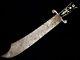 VERY NICE LARGE FRENCH HUNTING BUTCHER KNIFE 19TH CENT