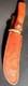 VERY RARE VTG USA SCHRADE LIMITED EDITION ORANGE DEER HUNTER KNIFE 165DU Sheath