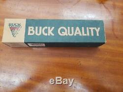 VINTAGE 1995 BUCK 119 KNIFE NEVER USED IN BOX. Leather sheath
