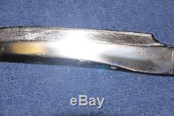 Vintage'60s Queen Steel Cutlery Hunting Knife Stag Handle Sheath Nice
