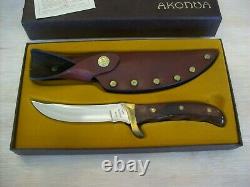 VINTAGE BUCK KNIFE 402 AKONUA withSHEATH / ORIGINAL BOX / NEVER USED OR CARRIED