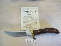 VINTAGE BUCK KNIFE 402 AKONUA withSHEATH / ORIGINAL BOX / NEVER USED OR CARRIED