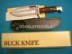 Vintage Buck USA 124 Frontiersman Hunting Skinning Survival Bowie Knife Knives