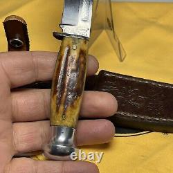 VINTAGE CASE Fix blade hunting? Knife 1940S Very Nice Beautiful Stag