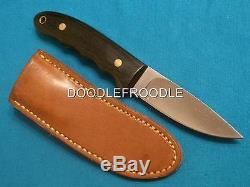 Vintage Custom Lile Drop Point Hunting Skinning Survival Knife Knives Sheath Old