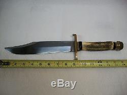 Vintage Custom Randall Stag Hunting, Fighting, Bowie Knife. No Resurve, Classic
