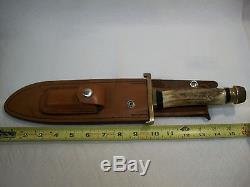 Vintage Custom Randall Stag Hunting, Fighting, Bowie Knife. No Resurve, Classic