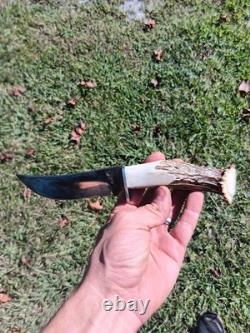 VINTAGE Howard R Arnold Coldwater Mountain Cutlery Fixed Blade Baby Bowie Knife