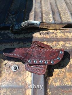 VINTAGE Howard R Arnold Coldwater Mountain Cutlery Fixed Blade Baby Bowie Knife