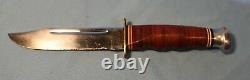 VINTAGE KABAR 1207 KNIFE With SHEATH ORIG BOX AND PAPERWORK