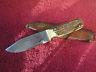 Vintage Marbles 6 3/4 Hunting Knife Fixed Blade German Stage Handle With Sheath
