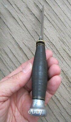 VINTAGE MARBLES GLADSTONE MICH USA PATD 1916 FIXED BLADE HUNTING KNIFE WithSHEATH