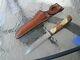 VINTAGE MORSETH STAG HUNTING KNIFE with ORIGINAL SHEATH A BEAUTY