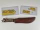 VINTAGE OLSEN KNIFE CO. GERMANY BUFFALO SKINNER 8 FIXED BLADE KNIFE With SHEATH