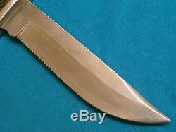 Vintage Pre'73 Buck USA 124 Frontiersman Hunting Skinning Survival Bowie Knife